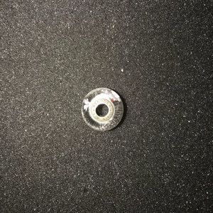 Pandora Pink flower Murano Glass charm